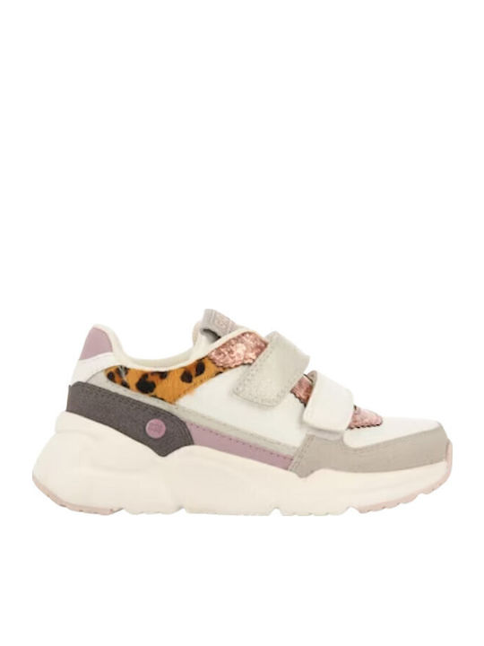 Kinder Sneakers Anatomisch mit Klettverschluss Beige