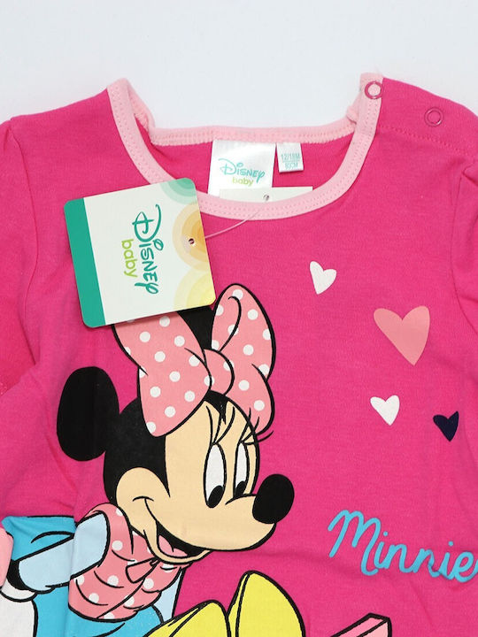 Disney Kinderhemd Langarm Fuchsie