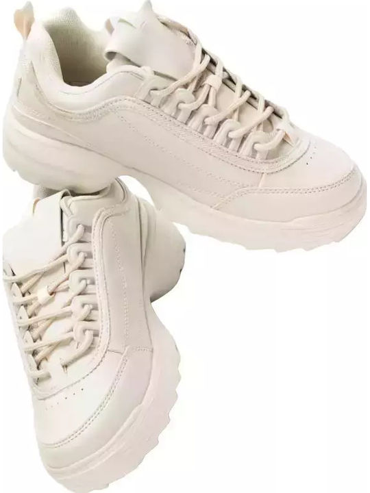 Damen Sneakers Beige
