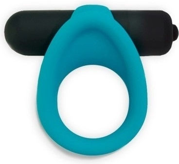 Mokko Toys Vibrating Cock Ring Schwanz Silikon Blau