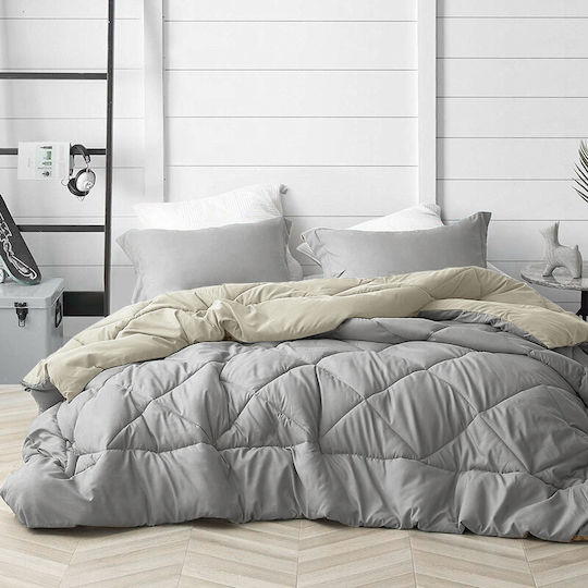 Saray Home Übergröße 220x240cm Beige - Grey