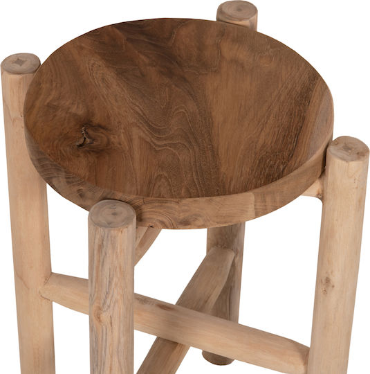 HomeMarkt Hover Стойка за саксия Дърво Бежов 30брx30брx75брсм.