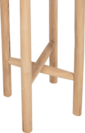 HomeMarkt Hover Стойка за саксия Дърво Бежов 30брx30брx75брсм.