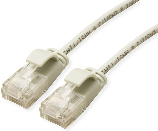 Roline U/UTP Cat.6a Ethernet Network Cable 0.5m Gray 1pcs