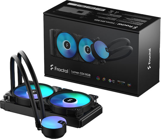 Fractal Design Lumen S24 RGB Υδρόψυξη AIO CPU με 2 Ανεμιστήρες 120mm
