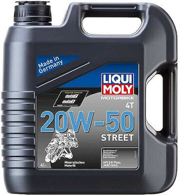 Liqui Moly Motorbike 4T Motorcycle Oil for Four-Stroke Engines 20W-50 4lt