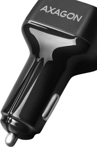 Axagon Autoladegerät 38W 6A mit Anschlüssen: 1xUSB 1xType-C Schwarz Farbe