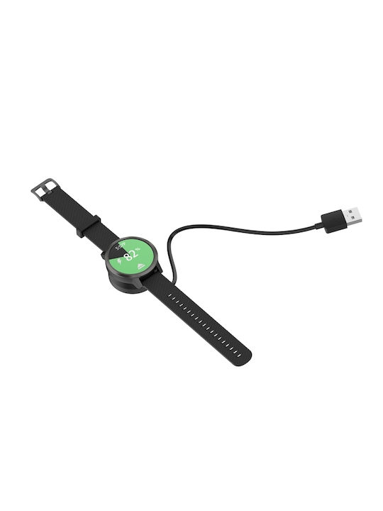 Tactical Usb Charging Data Μαύρο (Garmin Fenix 7/7S)