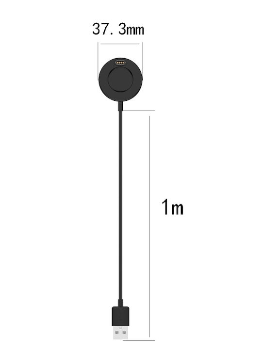 Tactical Usb Charging Data Μαύρο (Garmin Fenix 7/7S)