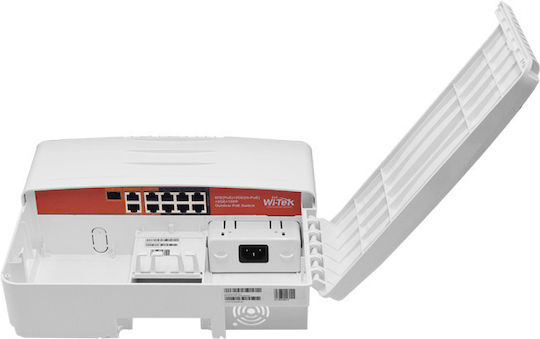 Wi-Tek WI-PS210G-O v2 Unmanaged L2 PoE+ Switch με 8 Θύρες Gigabit (1Gbps) Ethernet και 1 SFP Θύρα