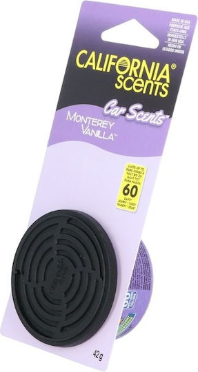 California Scents Αρωματική Κονσέρβα Κονσόλας/Ταμπλό Αυτοκινήτου Monterey Vanilla 42gr