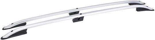 Turtle Μπάρες Οροφής Αλουμινίου για Peugeot Partner Opel Combo Toyota Crown Citroen Berlingo Ford Crown (Σετ με πόδια) Μαύρες