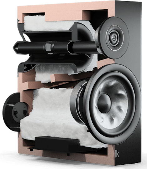 Polk Audio Reserve R100 Ζεύγος Ηχείων Hi-Fi Βιβλιοθήκης 2 Δρόμων Π16.6xΒ25.95xΥ35.4εκ. Καρυδιά