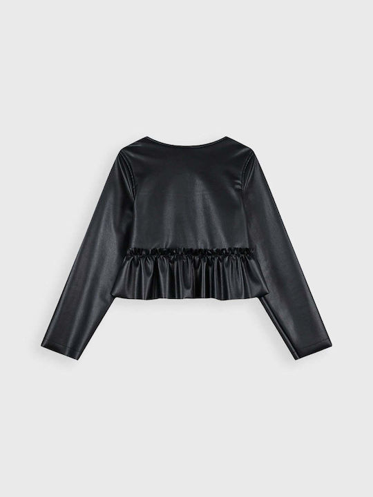 Kids Coat Short Black