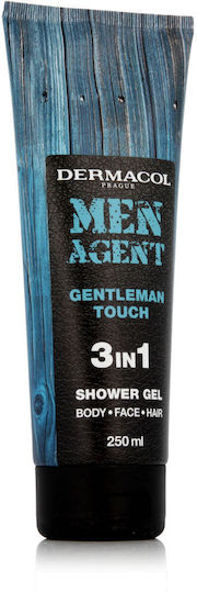 Dermacol Men Agent Gentleman Touch Shower Gel Αφρόλουτρο σε Gel για Άνδρες 250ml