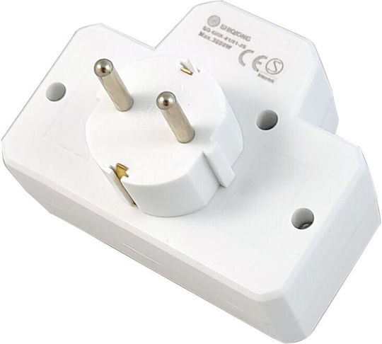 Power Strip 3 Positions with Switch