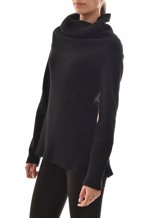 Lotus Eaters Damen Langarm Pullover Schwarz