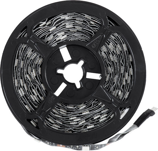 GloboStar LED Strip USB 5V RGB Light 1m Type SMD5050 with Power Supply & Remote Control