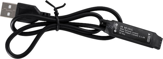 GloboStar Ταινία LED USB 5V RGB Φως 1m Τύπου SMD5050 με Τροφοδοτικό & Τηλεχειριστήριο