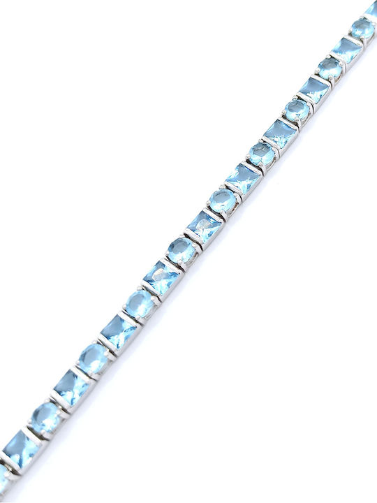 PS Silver Bracelet Riviera made of Silver with Zircon