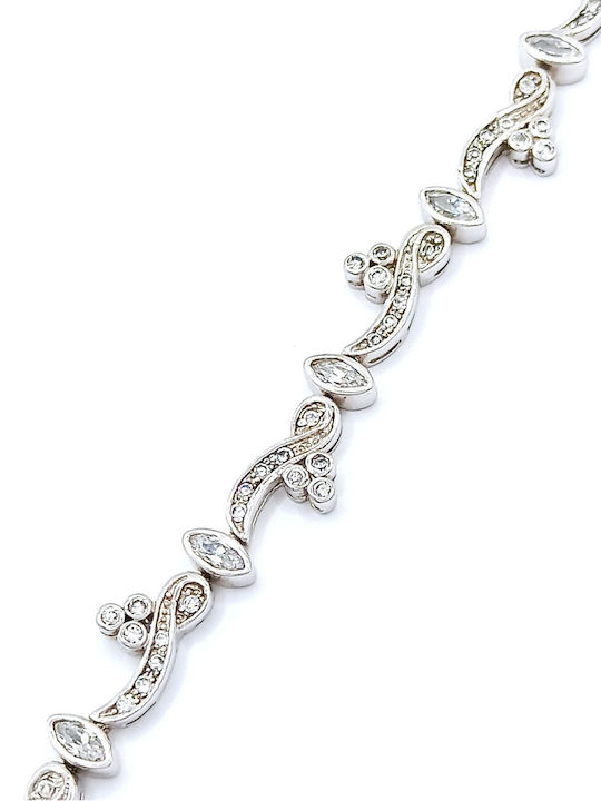 PS Silver Bracelet Riviera made of Silver with Zircon