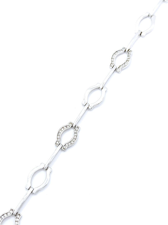 PS Silver Bracelet Riviera made of Silver with Zircon