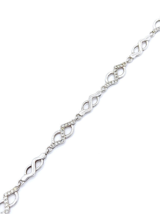 PS Silver Bracelet Riviera made of Silver with Zircon