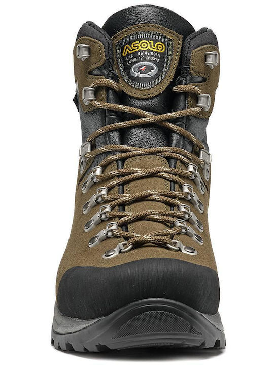 Asolo Greenwood Evo Gv Herren Wanderstiefel Wasserdicht mit Gore-Tex Membran Braun