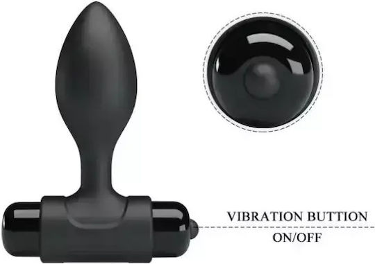 Toyz4lovers Πρωκτική Σφήνα με Δόνηση Μαύρη