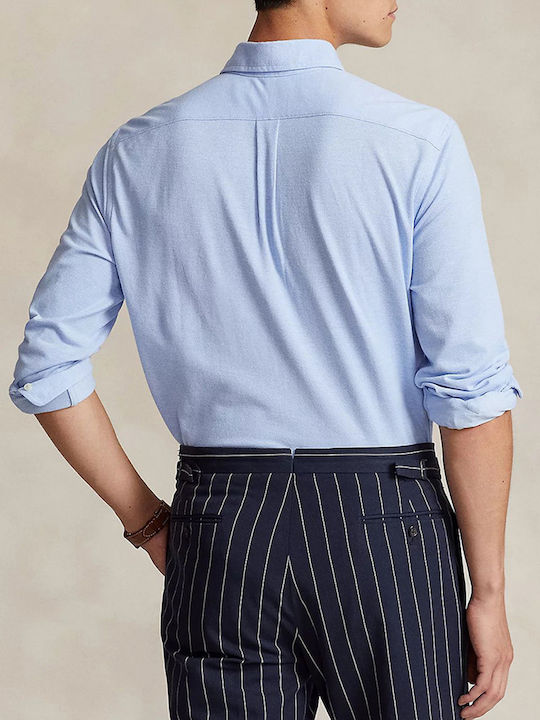 Ralph Lauren Men's Shirt Long Sleeve Cotton Light Blue