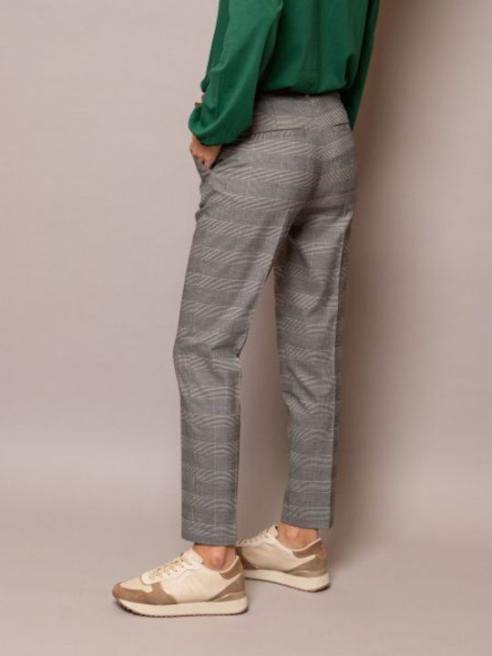 Damen Chino Hose Gray