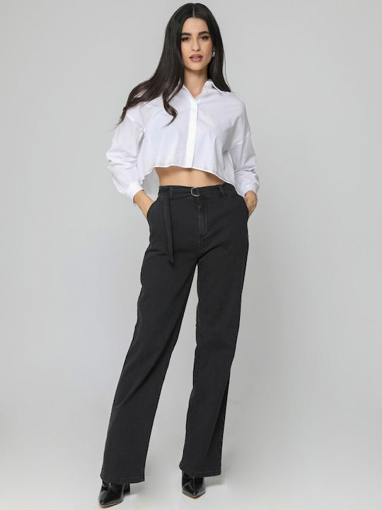 Tresor Women's Jean Trousers in Wide Line