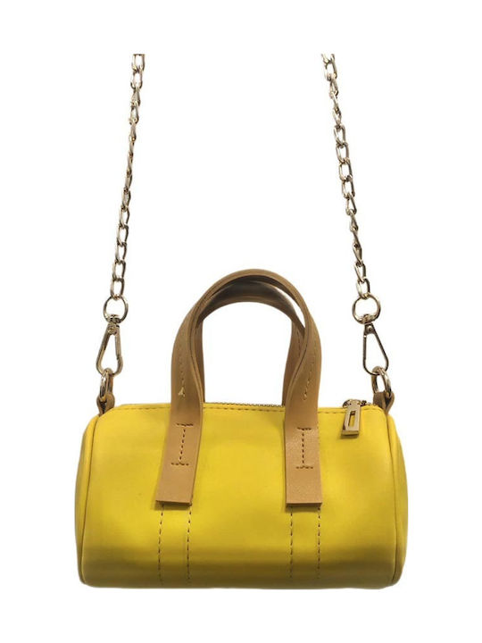 Damentasche Schultertasche Gelb