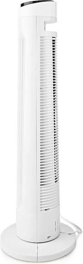Nedis Ανεμιστήρας Πύργος 50W με Τηλεχειριστήριο Λευκός