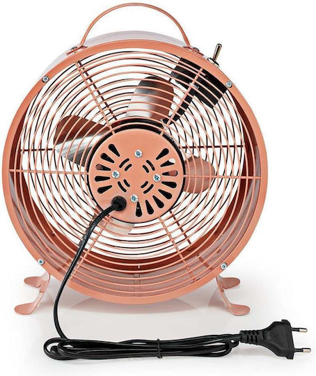 Nedis Επιτραπέζιος Ανεμιστήρας 20W Διαμέτρου 25cm Ροζ