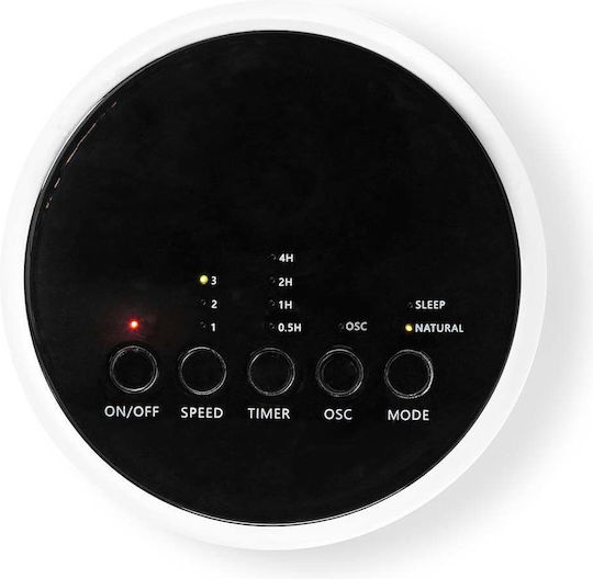 Nedis Ανεμιστήρας Πύργος 50W με Τηλεχειριστήριο Λευκός