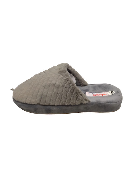 Adam's Shoes Anatomical Women's Slippers in Gray color