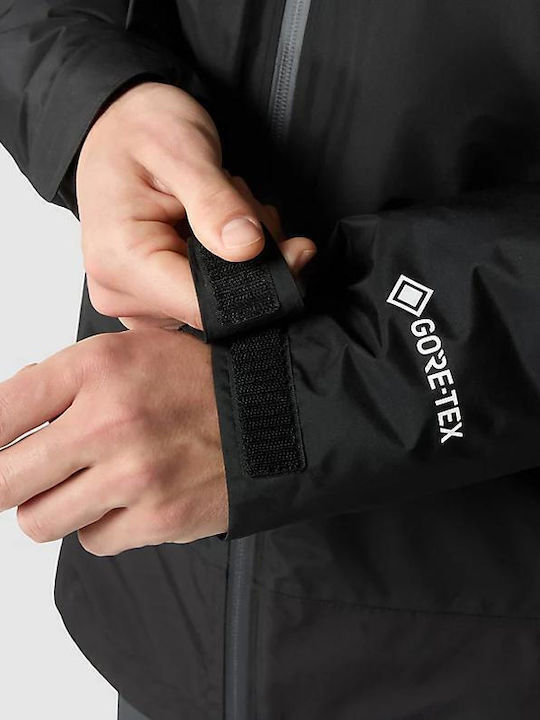 3 in 1 Winter Jacket Waterproof and Windproof Black