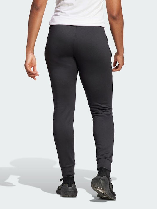 Tapered Παντελόνι Φόρμας Fleece Μαύρο