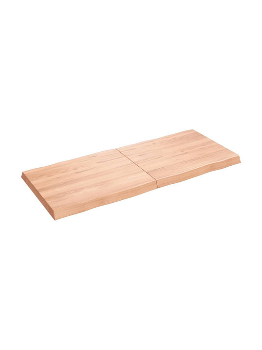 vidaXL Правоъгълена Повърхност на масата от MDF Кафяв 140x60x6см 363967 1бр