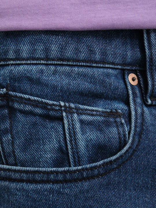 Men's Jeans Pants with Loose Tapered Fit Blue