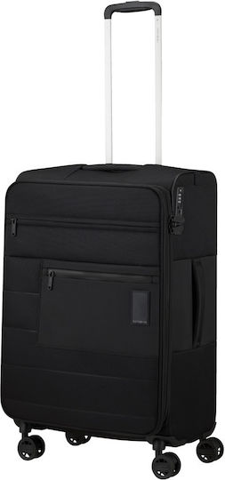 Samsonite Vaycay Medium Travel Suitcase Black with 4 Wheels