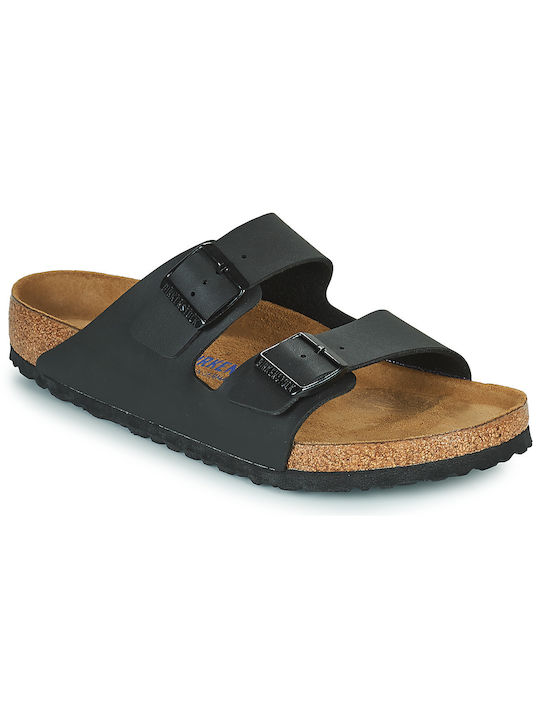 Birkenstock Arizona Sfb Women's Flat Sandals in Black Color Narrow Fit