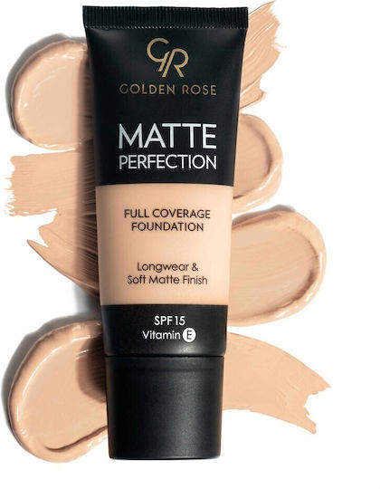 Golden Rose Matte Perfection Liquid Make Up SPF15 N4 35ml