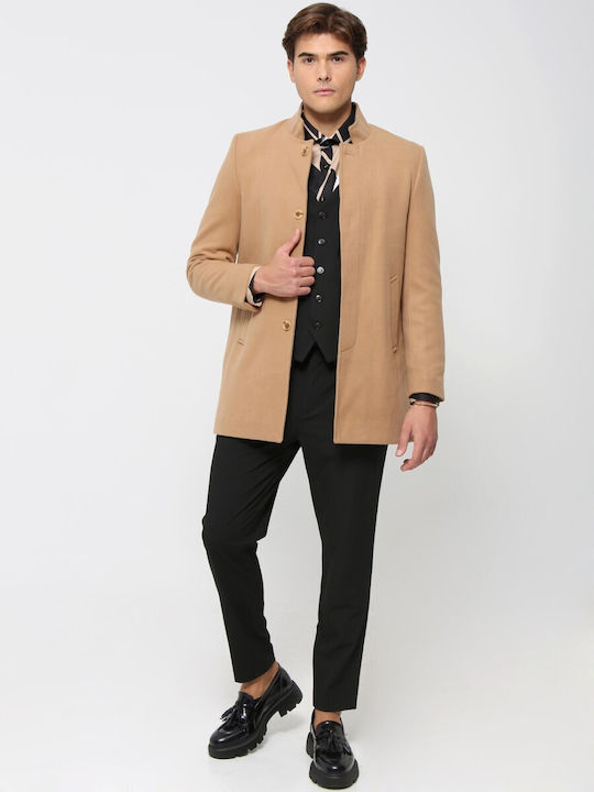 Tresor Men's Coat Beige