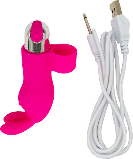 Ohmama Vibrator Finger 9.8cm Pink