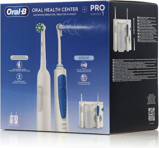 Oral-B Oral Health Center Water Flosser with Pressure Sensor White