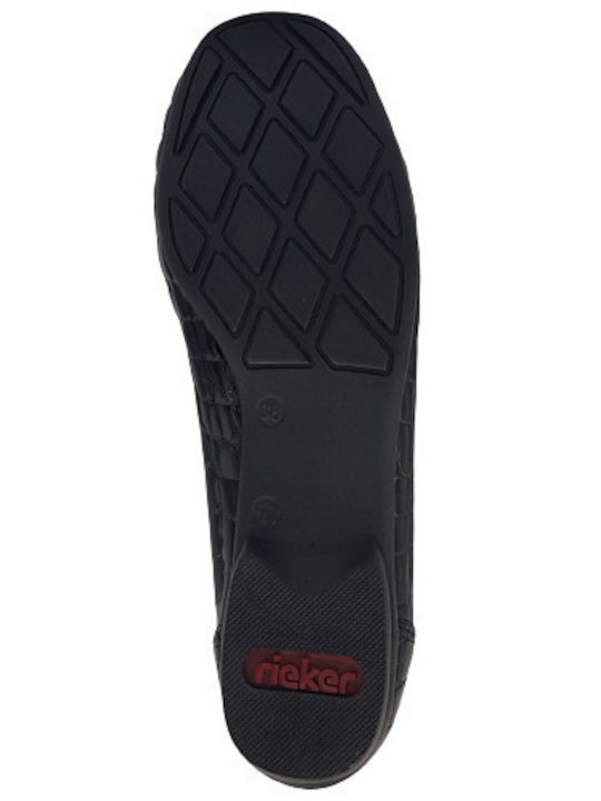 Leder Pumps Schwarz