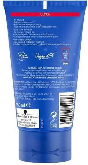 Taft Ultra Strong N4 Gel de păr 150ml