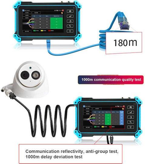Noyafa NF-IPC715 CCTV Tester AHD / HD-CVI / HD-TVI 8MP